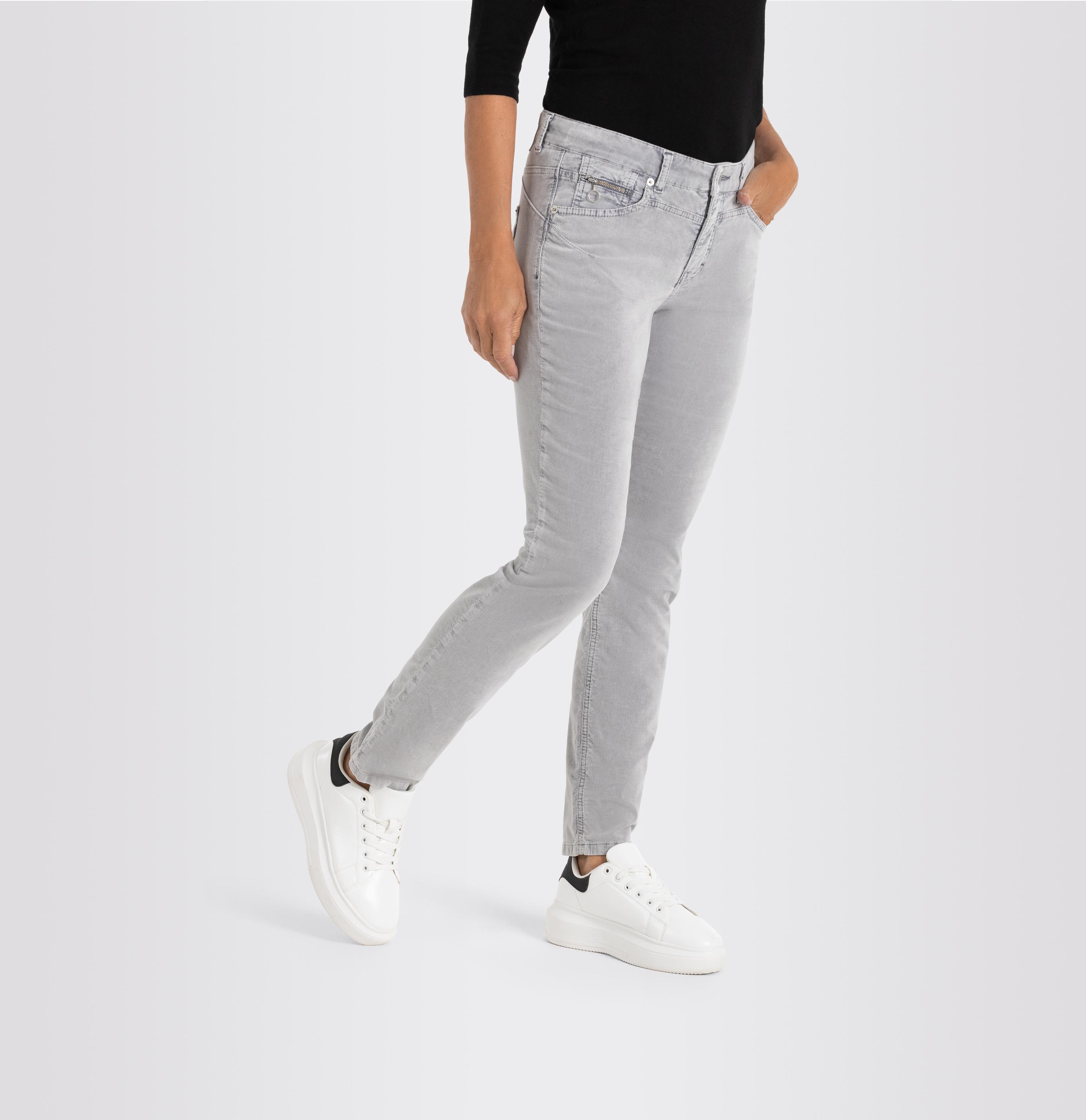 Rich grau Damenhose, Shop Slim, 051V Soft, | MAC Jeans Baby