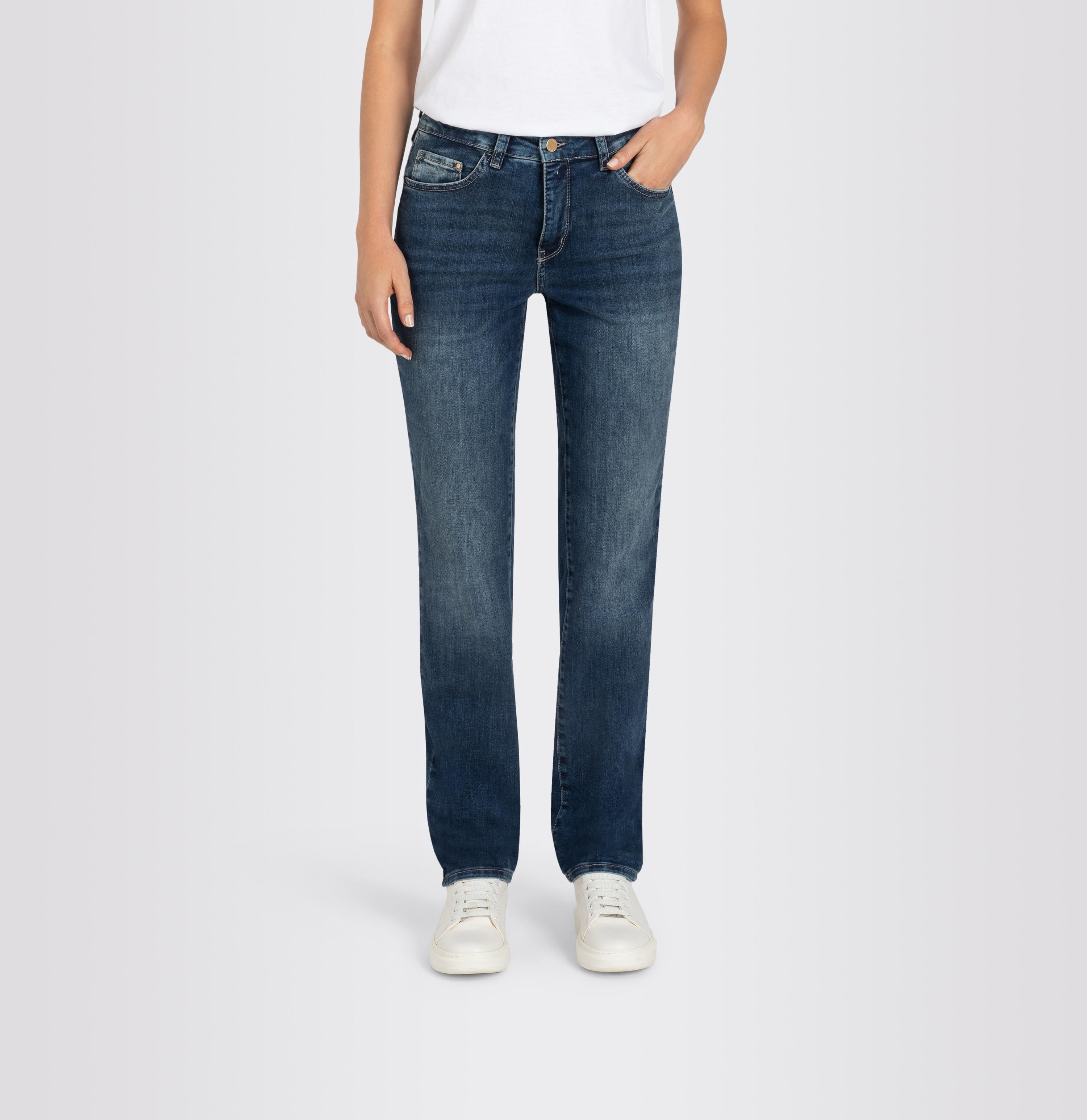 Jeans Shop D675 Damenhose, Dream, Dream MAC Authentic, | blau