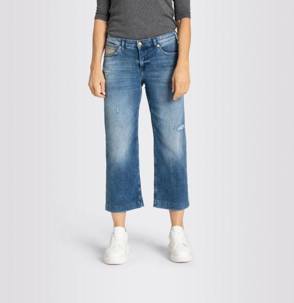 Rich Jeans und Cargo Cotton Rich Culotte Rock, Light Authentic Denim