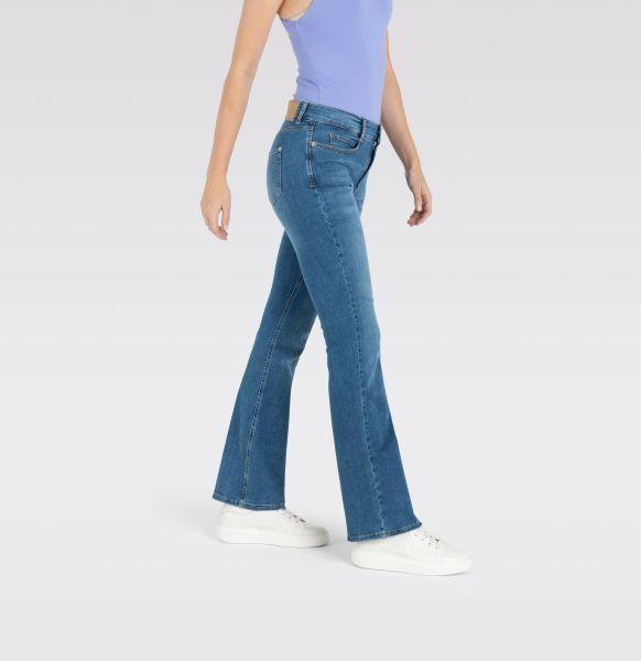 Missed Your Chance Stretch Flare Jeans - Light Wash