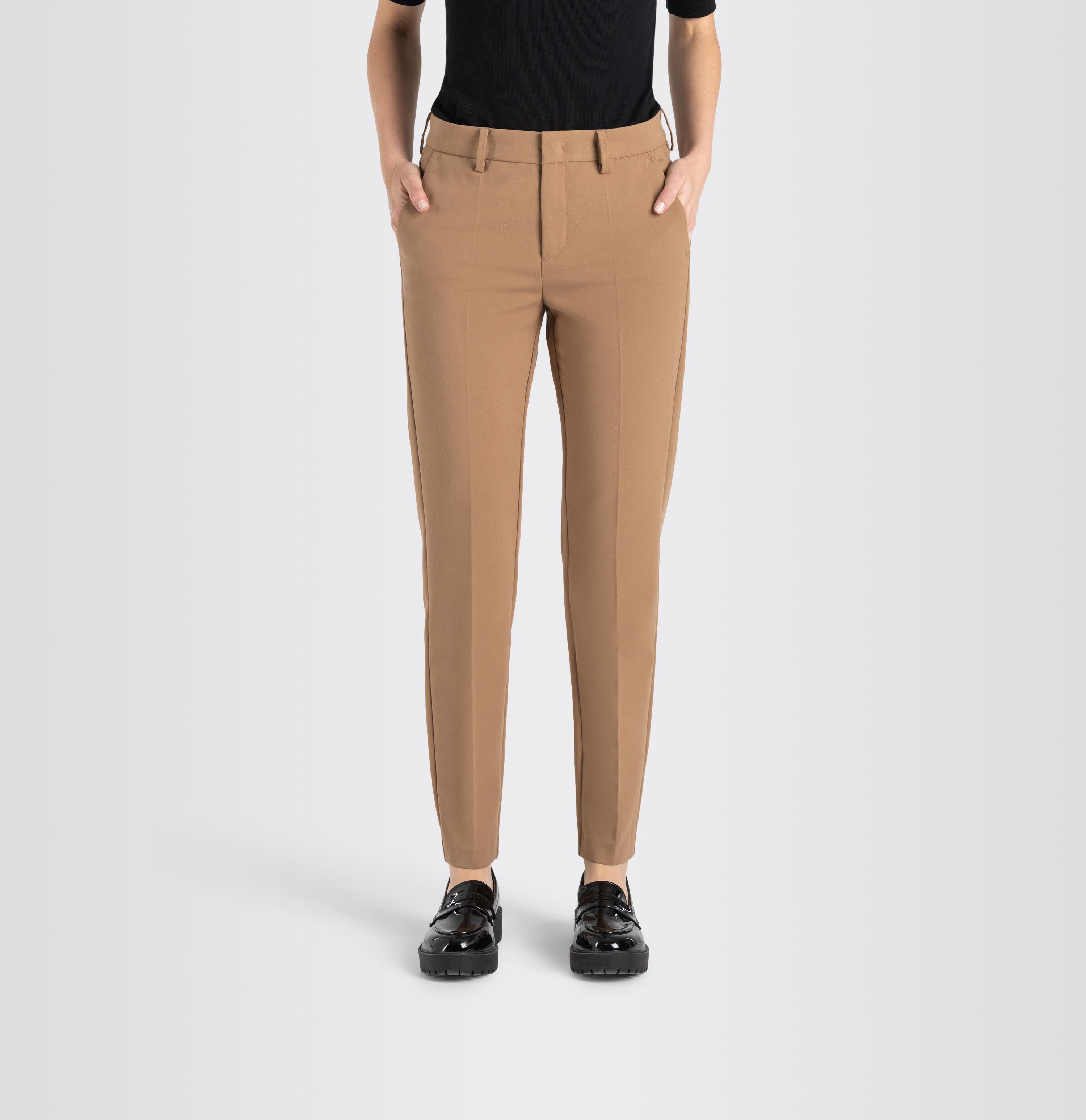 Women Pants, Chia, Techno Wool, brown 255 | GR - MAC Jeans Shop