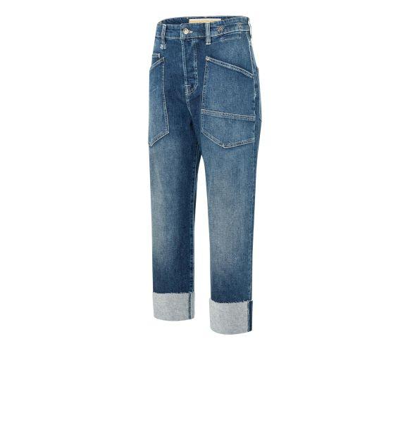 Relaxed Fit Damen Jeanshose Baggy Straight, Authentic Comfort Denim
