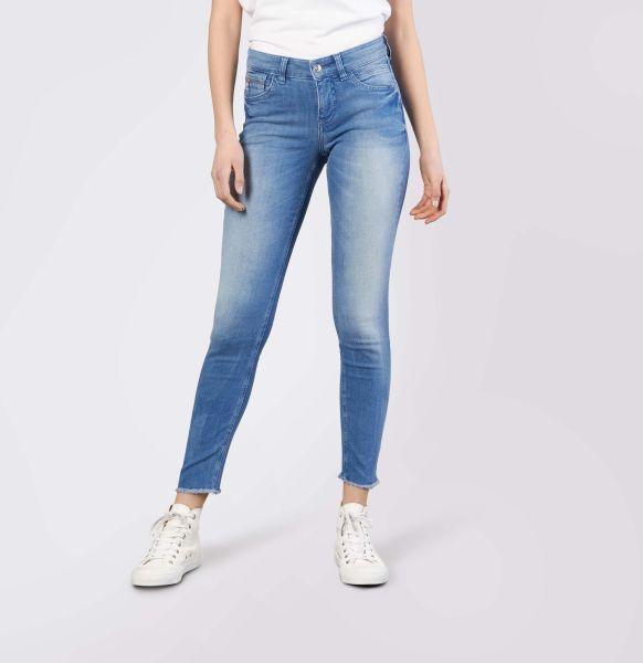 MAC Jeans Sale: reduzierte Damenhosen aus der vorausgegangenen Kollektion Slim Fringe, Light Authentic Denim
