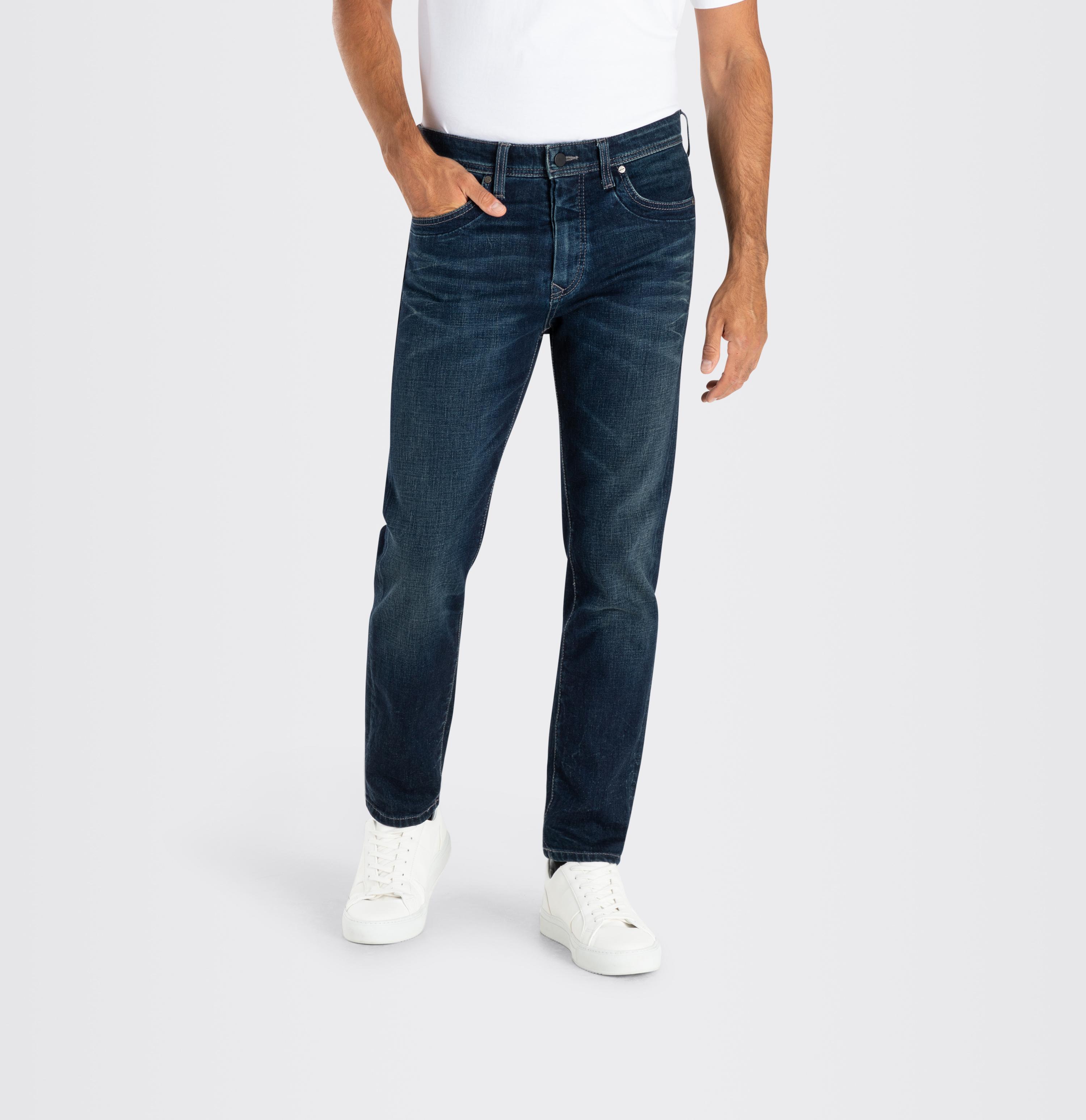 | - Herrenhose, H724 MAC Shop Garvin, Jeans 90s AT Denim, dunkelblau