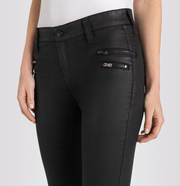 Straight Jeans Skinny Zip, Coated Cotton Tencel